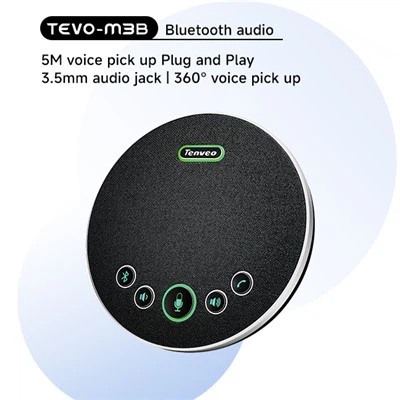 Speaker konferensi bluetooth portabel M3B 5M untuk 10 orang