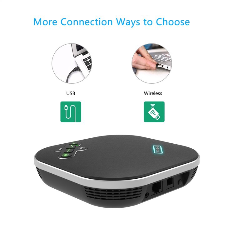 5M USB Free Drive Radios Portable Conference Call Speaker
